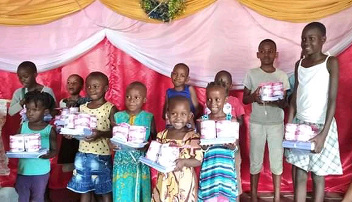 Education support for orphaned and vulnerable children — Held at Heart Uganda.